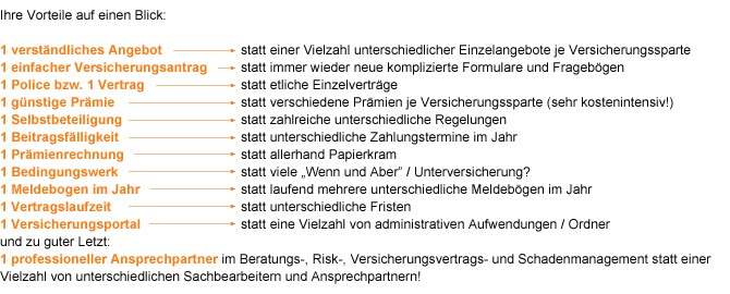 Vorteile auf einen Blick